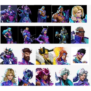 ✅Marvel Rivals Twitch Drops✅135 Items✅24 Costumes+31 Nameplates+36 Sprays+23 Emotes+8 Emoji+4 Mood+900Tokens✅Auto Drop✅