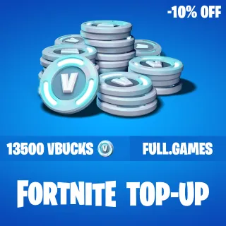 FORTNITE 13.5k VBUCKS (Read Description)