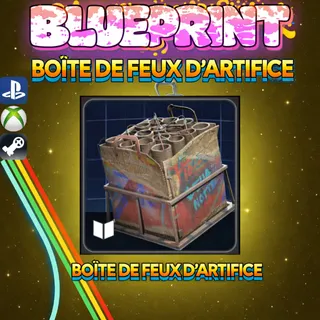 Blueprint Fireworks Box