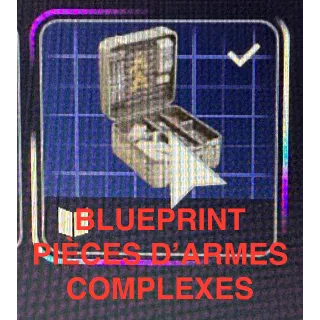 BLUEPRINT PIÈCES D’ARMES COMPLEXE 