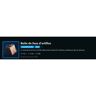 Blueprint feu d'artifice