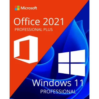 Windows 11 Pro + Office 2021 Professional Plus - Bundle