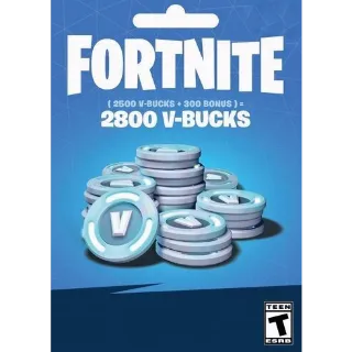 Fortnite 2800 V-Bucks Epic Games
