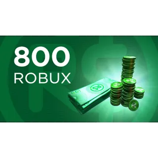 Roblox - 800 Robux - Digital Code GLOBAL Instant Delivery