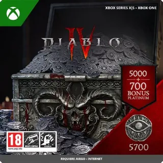 Diablo IV - 5700 Platinum Xbox key Instant Delivery