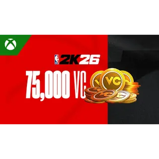 NBA 2K26 75,000 VC Pack Xbox