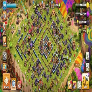 Newly TH16 Base TH15 Max | Good Level Heroes | 2443 League Medals | 1000+ Gems