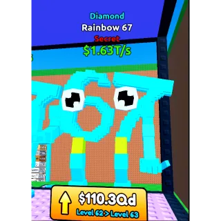 Diamond Rainbow 67 Escape Tsunami for Brainrots