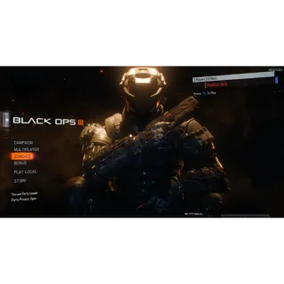 PS4/PS5 Call Of Duty: Black Ops 3 level 1k Account (All Red Name)