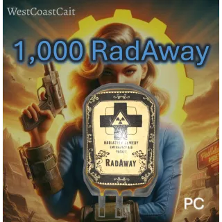 1,000 RadAway