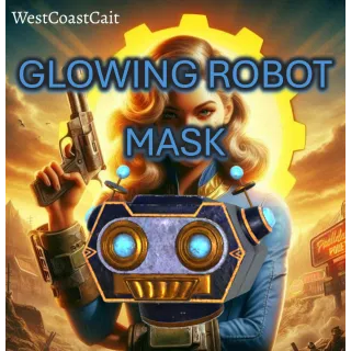 Glowing Robot Mask Fasnacht