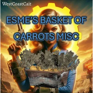 Esme's Basket of Carrots Displayable Misc