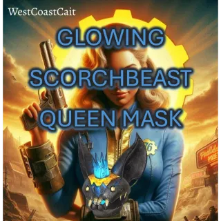 Glowing Scorchbeast Queen Mask Fasnacht