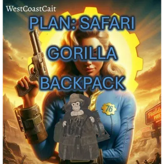 Plan: Safari Gorilla Backpack