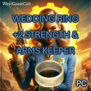 Legendary Wedding Ring ★★ +2 Strength, Weapon Weights Reduced by 20%