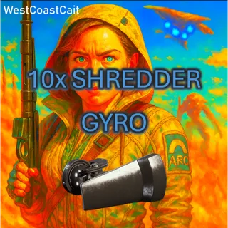 10x Shredder Gyro & Free Mystery Blueprint