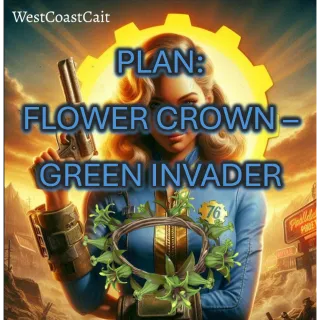 Plan: Flower Crown - Green Invader
