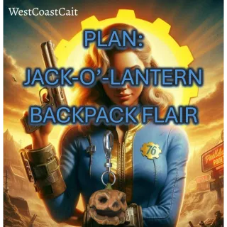 Plan: Jack-O'-Lantern Backpack Flair