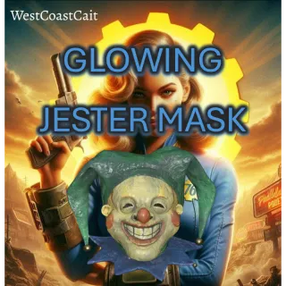 Glowing Jester/Buffoon Mask Fasnacht