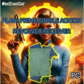 Plan: Prime Single Action Revolver Receiver