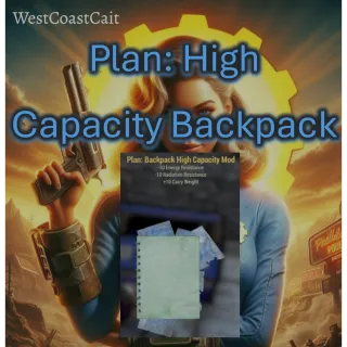 Plan: Backpack High Capacity Mod