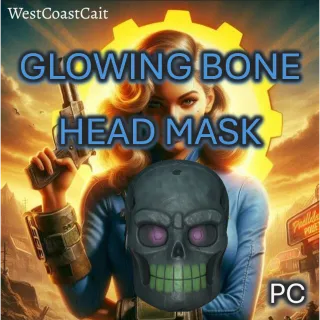Glowing Bone Head Mask Fasnacht