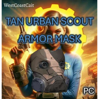 Tan Urban Scout Armor Mask