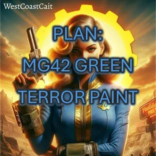 Plan: MG42 Green Terror Paint NEW Sept 2026