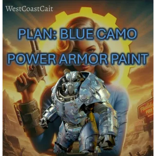 Plan: Blue Camo Power Armor Paint