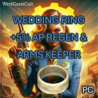 Legendary Wedding Ring ★★ +5% AP Regen, Weapon Weights Reduced by 20%