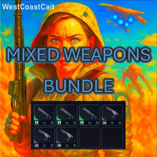 6x Mixed Weapons Bundle 3x Il Toro, 3x Stitcher as pictured random attachments