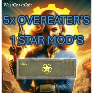 5x Overeater's 1 Star Mods