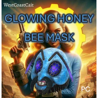 Glowing Honey Bee Mask Fasnacht