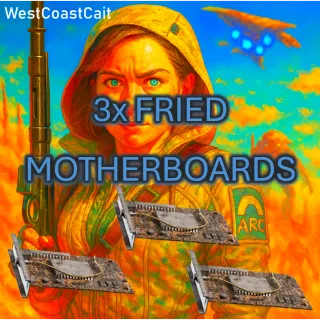 3x Fried Motherboards