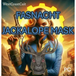 Fasnacht Jackalope Mask