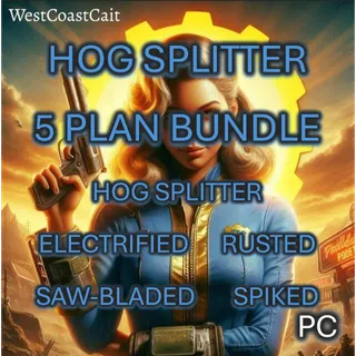 Hog Splitter 5 Plan Bundle Full Set