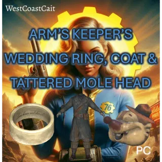 Arm's Keeper's Wedding Ring, Hunter's Long Coat & Tattered Mole Head