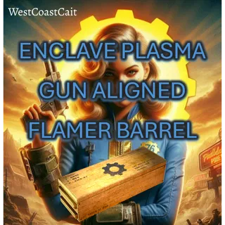 Enclave Plasma Gun Aligned Flamer Barrel