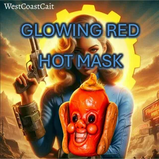 Glowing Red Hot Mask Fasnacht