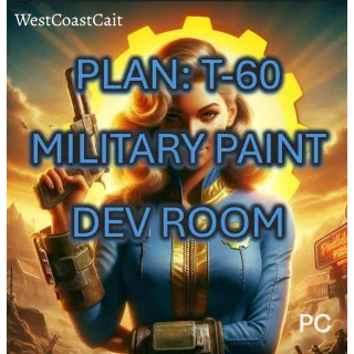 Plan: T-60 Military Paint Dev Room