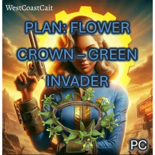 Plan: Flower Crown - Green Invader