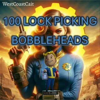 100 Lock Picking Bobbleheads