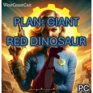 Plan: Giant Red Dinosaur