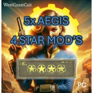 5x Aegis 4 Star Mod's