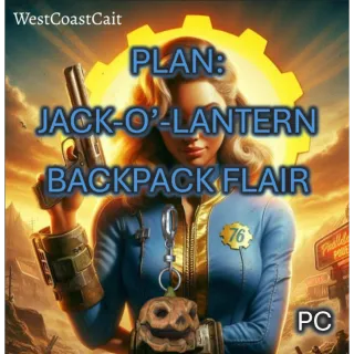 Plan: Jack-O'-Lantern Backpack Flair