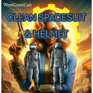 Clean Spacesuit and Helmet