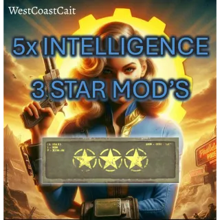 5x Intelligence 3 Star Mod's