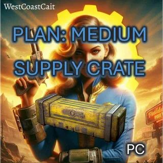 Plan: Medium Supply Crate