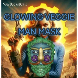 Fasnacht Glowing Veggie Man Mask