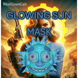 Glowing Sun Mask Fasnacht